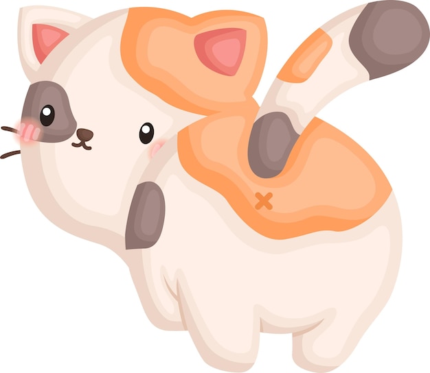 A vector of a cute cat