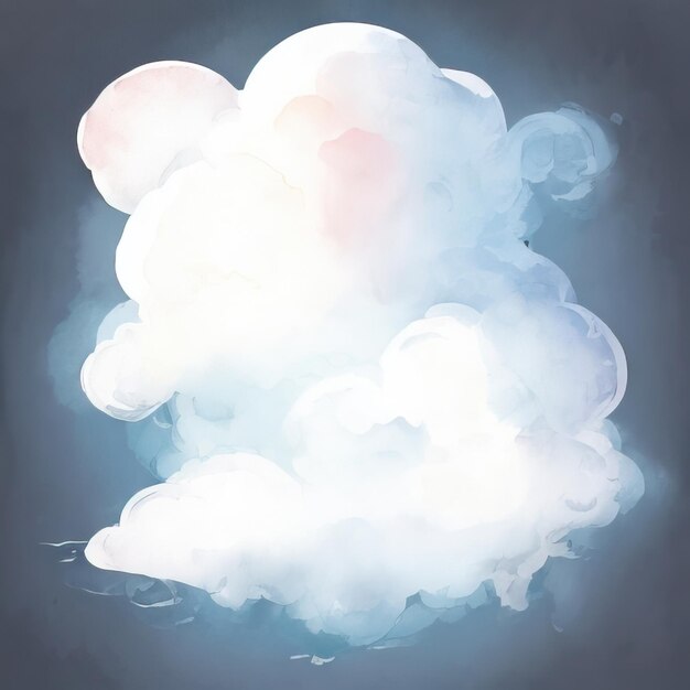 Vector vector cute cloud smile smiling cartoon illustration drawn shiny clouds colors white collection