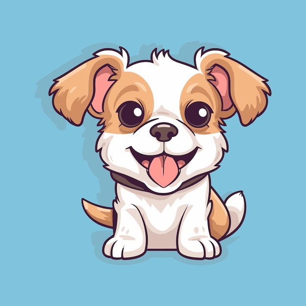 Vector vector cute dog