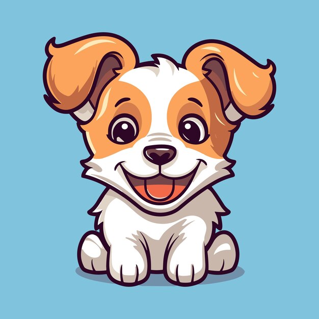 Vector vector cute dog