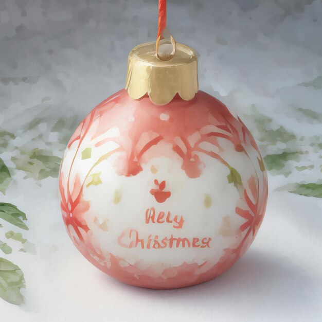 Vector cute ornament for christmas noel red pink gradient shiny clouds colors white collection