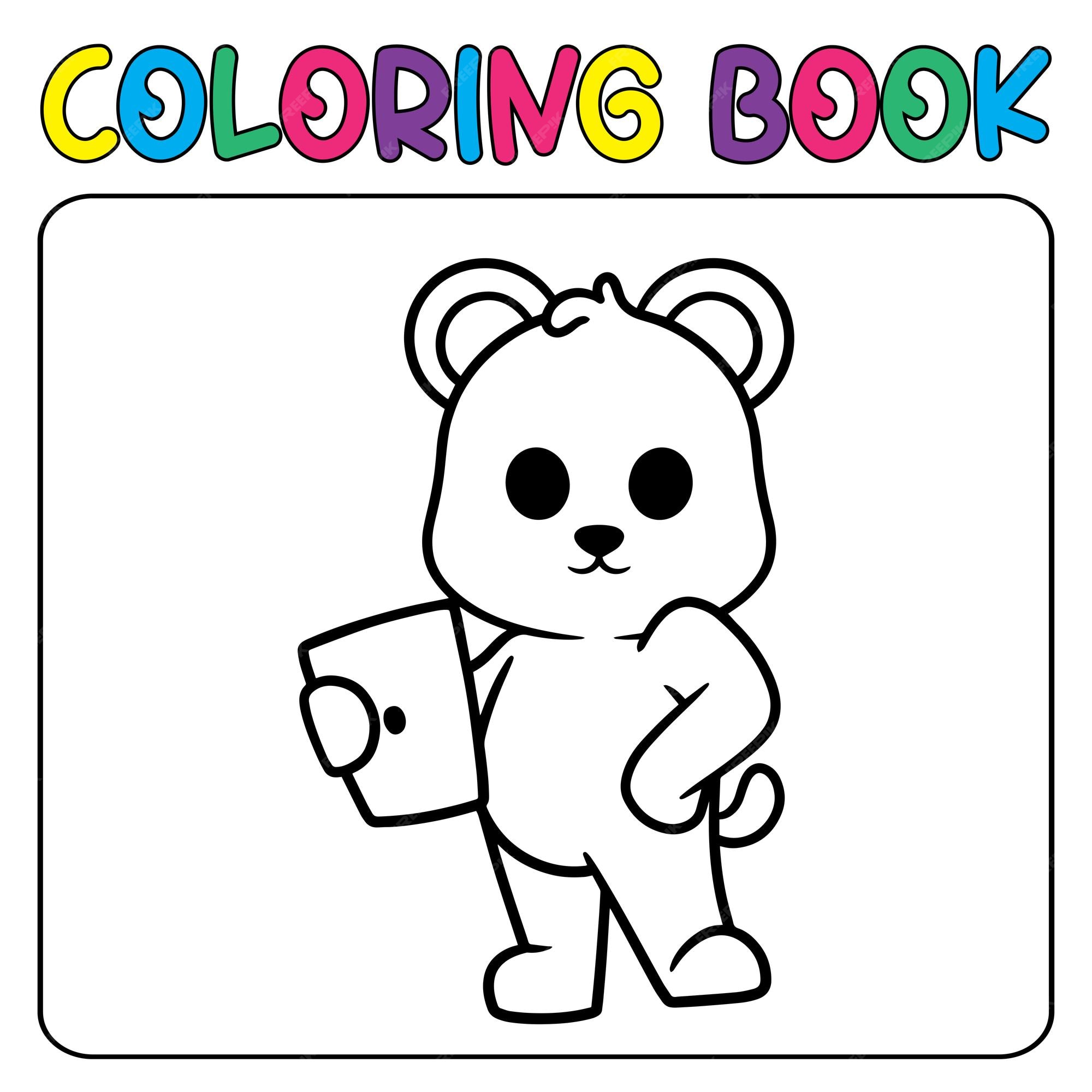 gummy bear coloring page