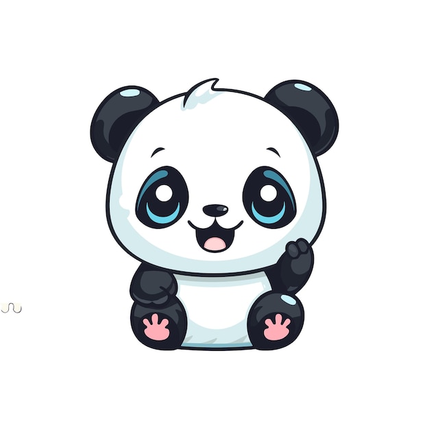 Sitting Panda Is Cute Kawaii And Adorable - NeatoShop