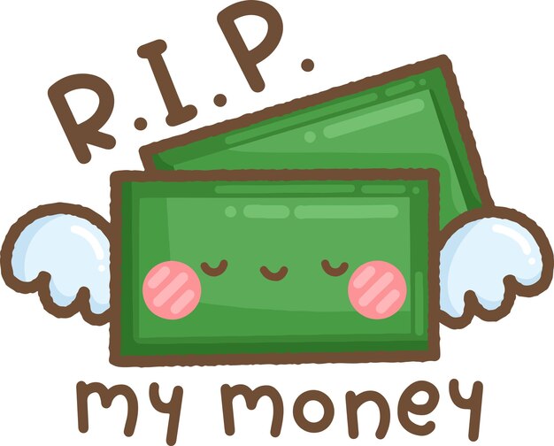 Vector a vector of a cute pig with money related objects
