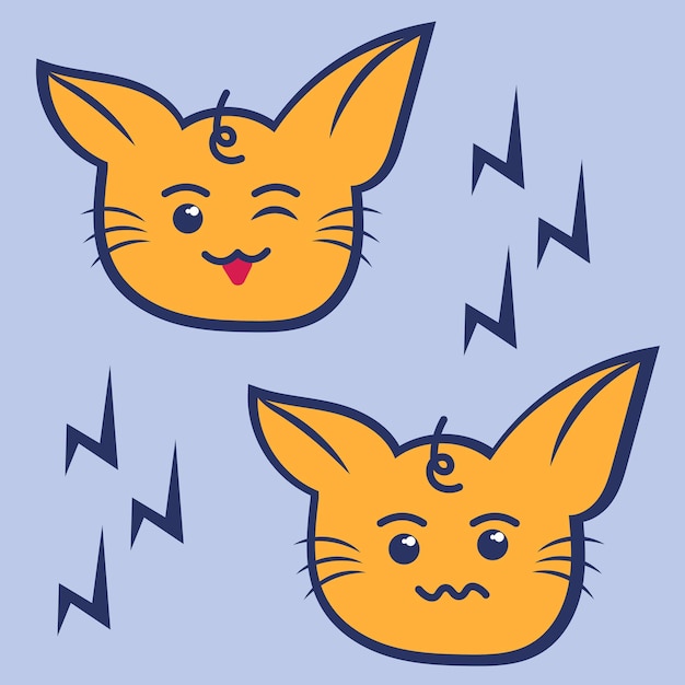 Vector vector cute pikachu