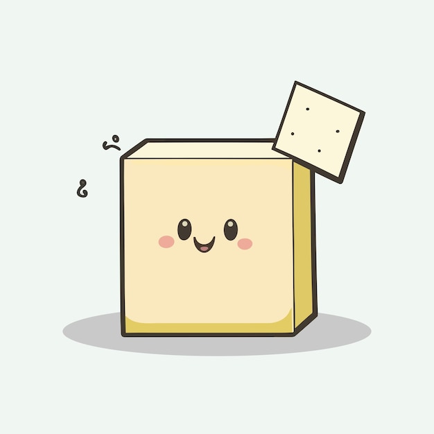 Vector vector cute sticky notes cartoon style