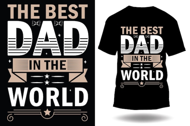 Vector vector dad quote retro t shirt design