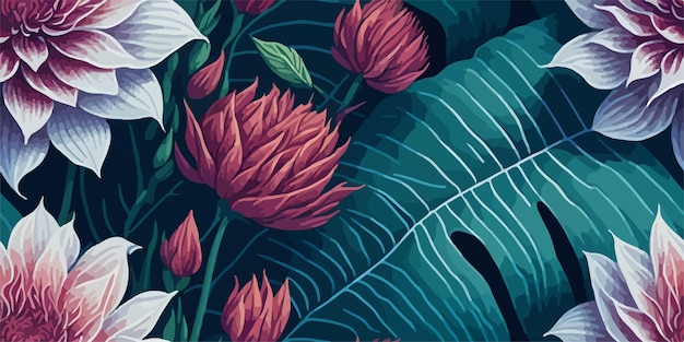 Vector Dahlia Wonderland Het verkennen van de betoverende wereld van de bloemenkunst