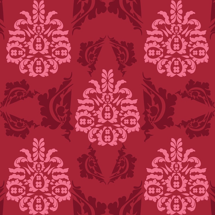 Vector vector damask design decorative background
