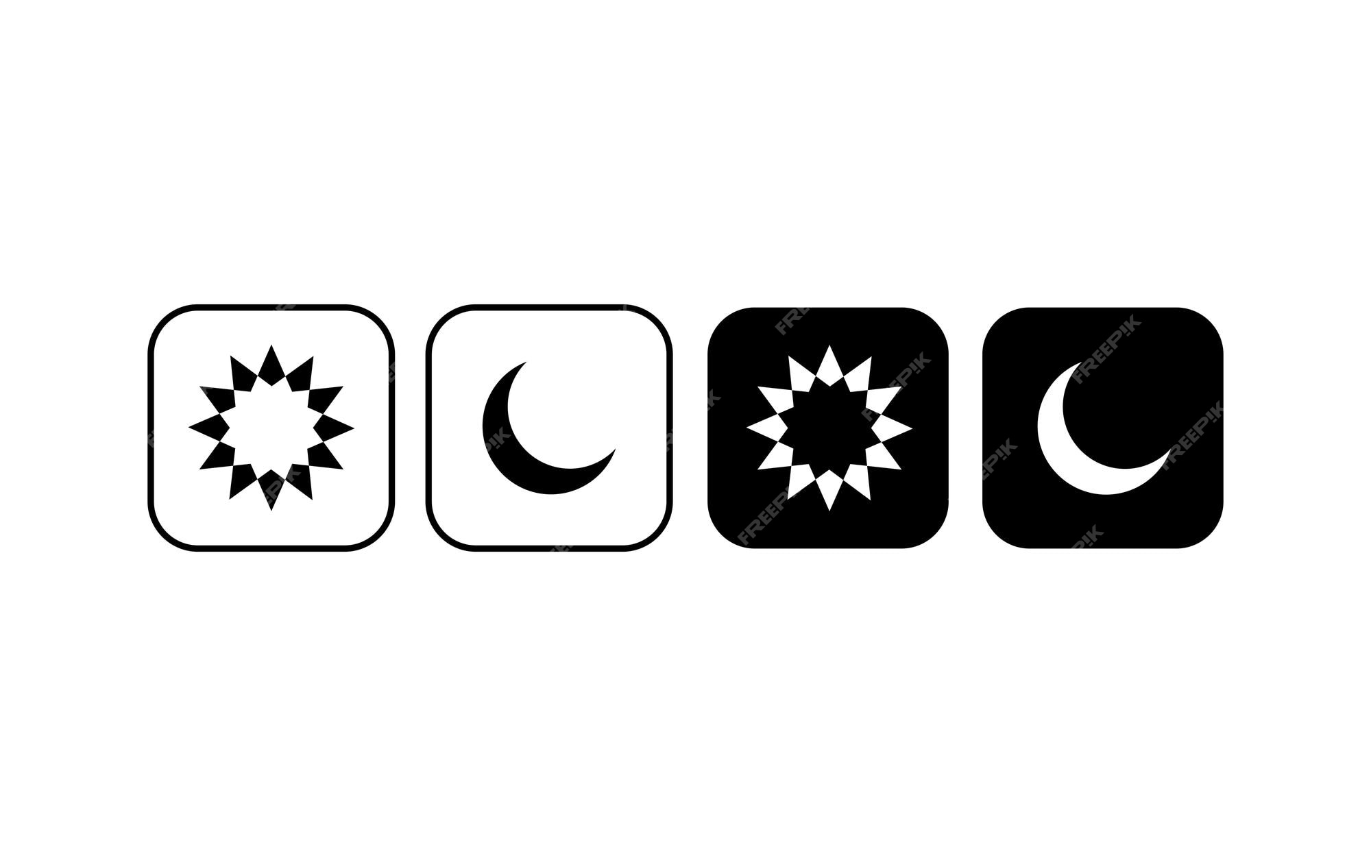 Moon - User Interface & Gesture Icons