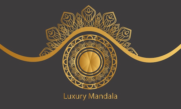 Vector decoratieve achtergrond met kleurrijk luxe patroonontwerp