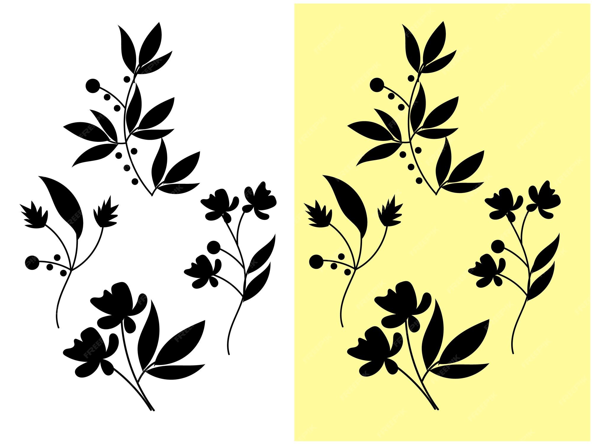 Premium Vector | Vector decorative floral design