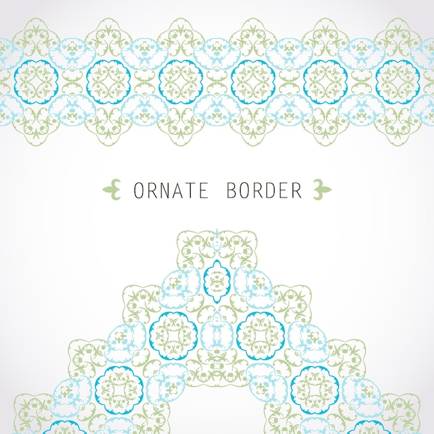 Vector decorative frame