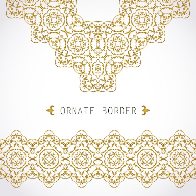 Vector decorative frame