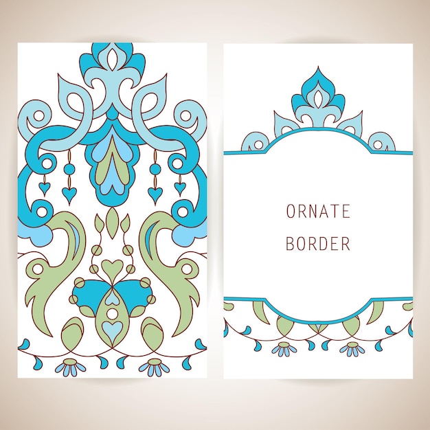 Vector decorative frame