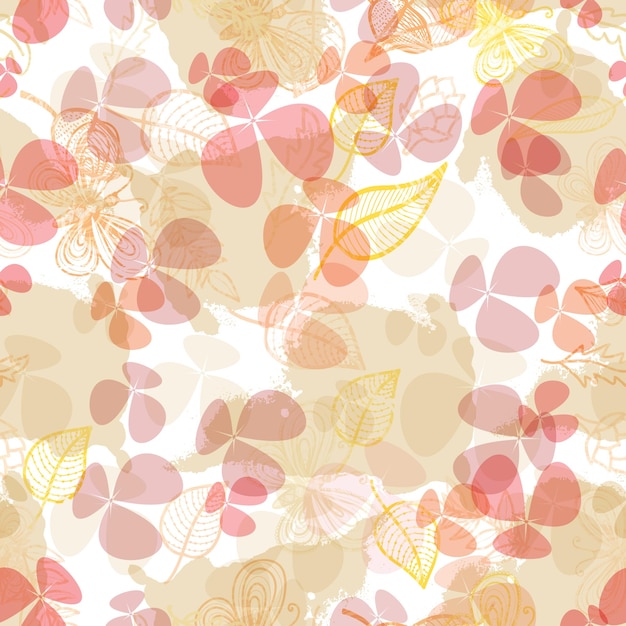 Vector decorative seamless pattern