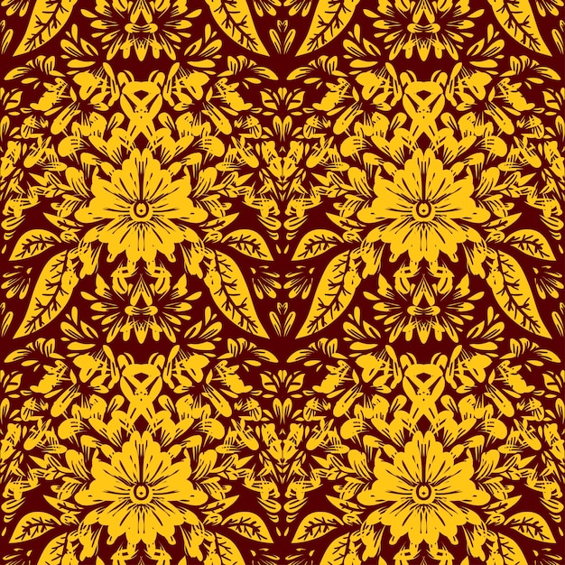 Vector decorative seamless pattern