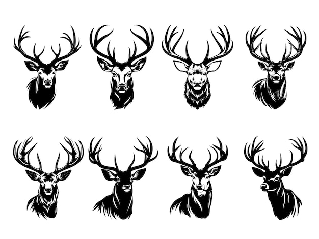 Vector Deer Silhouette