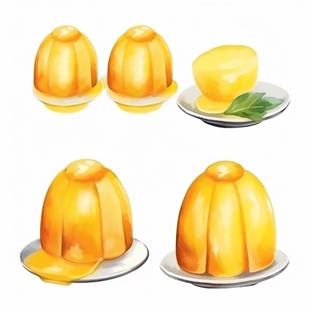 Vettore set di torte deliziose vettoriale set di frutta e torte vettoriale sweet baked cakes set di torta vettoriale