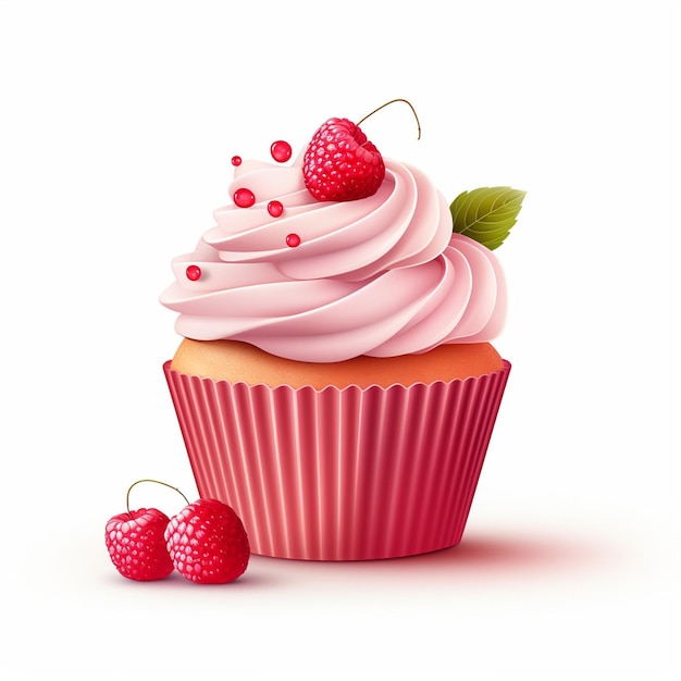 Vector vector of a delicious cupcake