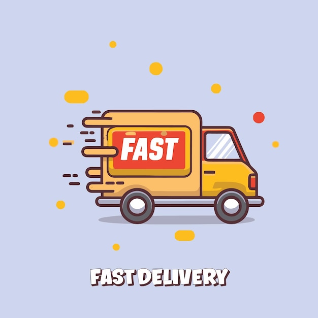 vector delivery logo template