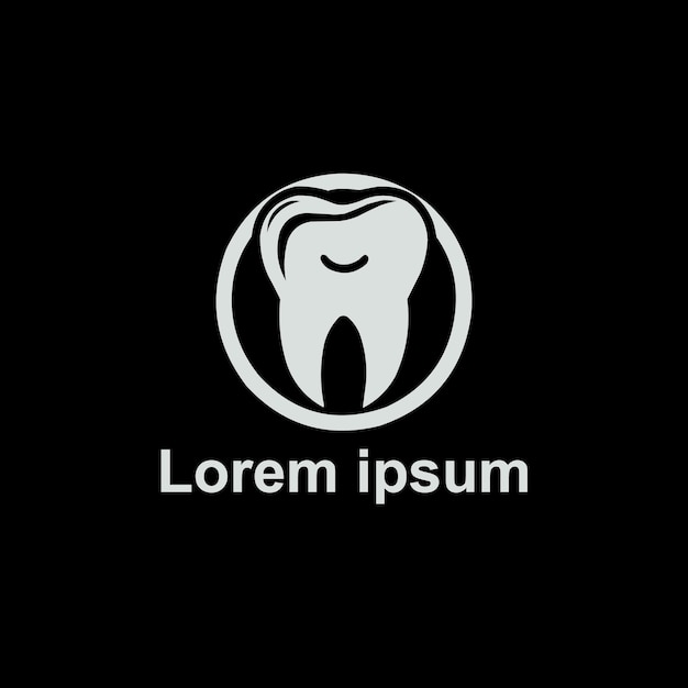 vector dental logo design