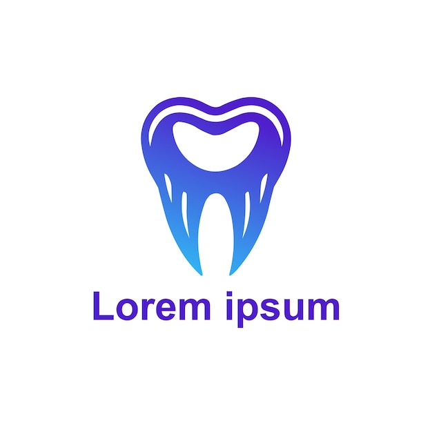 vector dental logo design