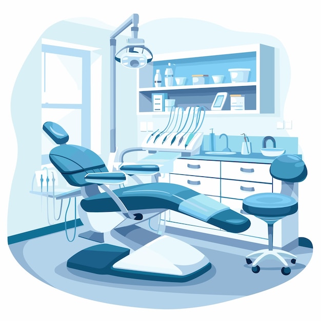 Vector vector dentist office generative ai