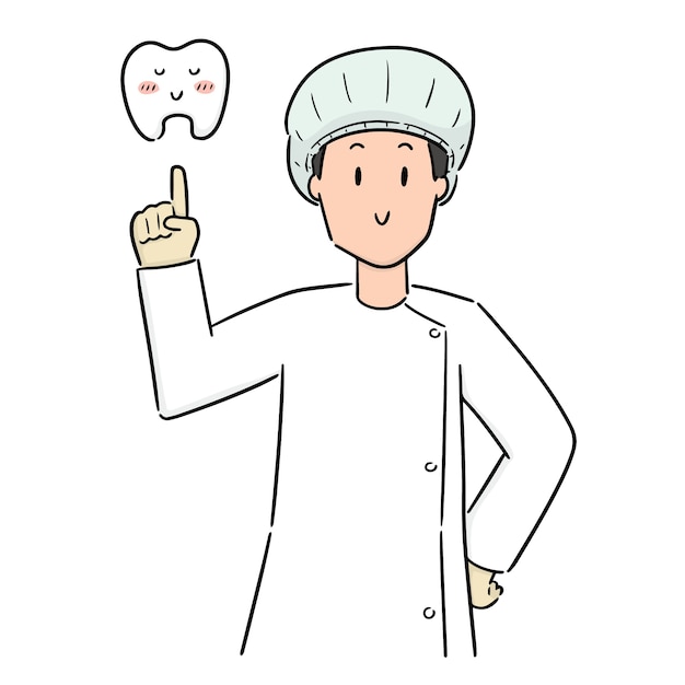 vector of dentist