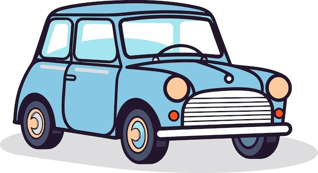 Vector Depictions of Classic Vintage Cars Vector Art Cars as a Symbol of Progress