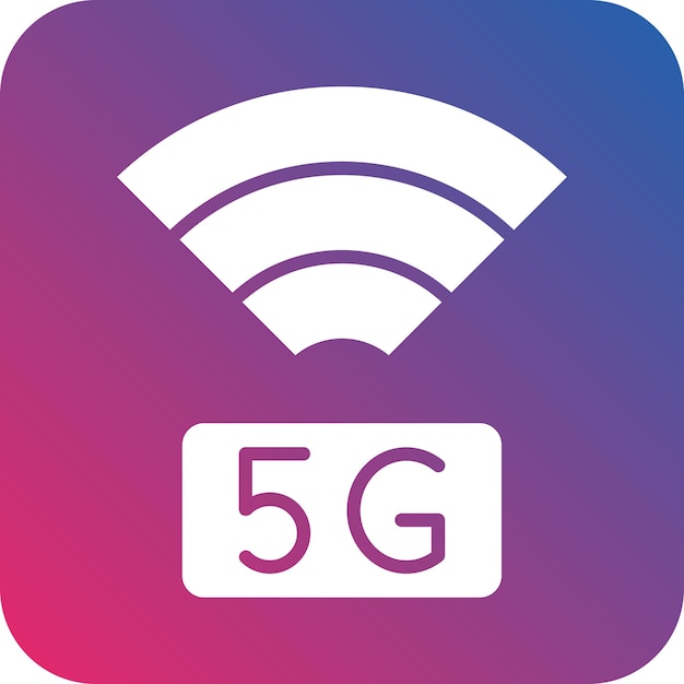 Vector vector design 5g network icon style