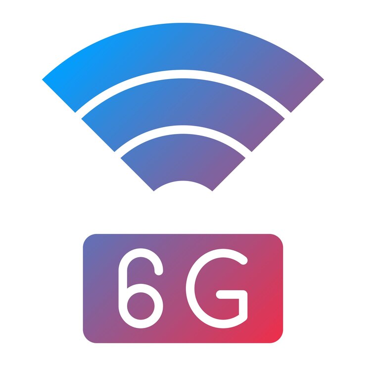 Vector ベクトル デザイン 6g ネットワーク アイコン スタイル