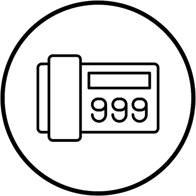 Vector vector design 999 icon style