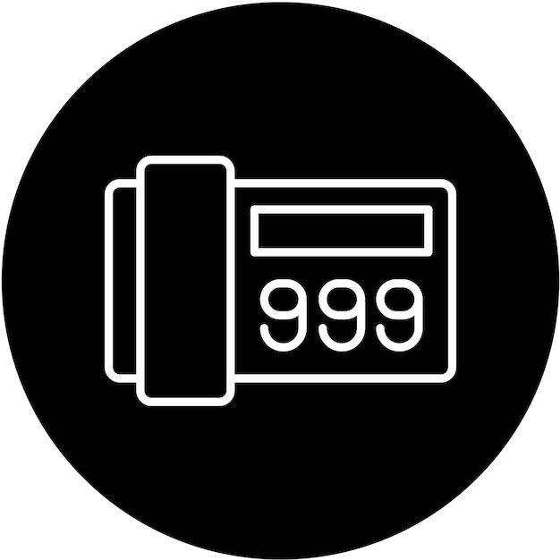 Vector vector design 999 icon style