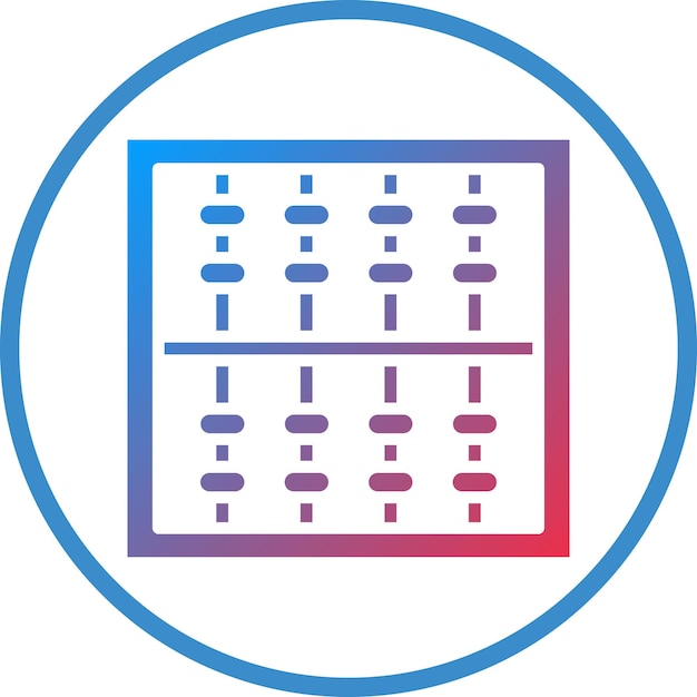 Вектор Векторный дизайн abacus icon style