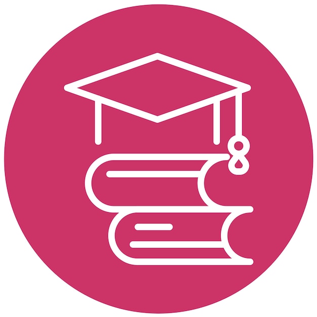 Vector Design Academic Achievement Icon Style