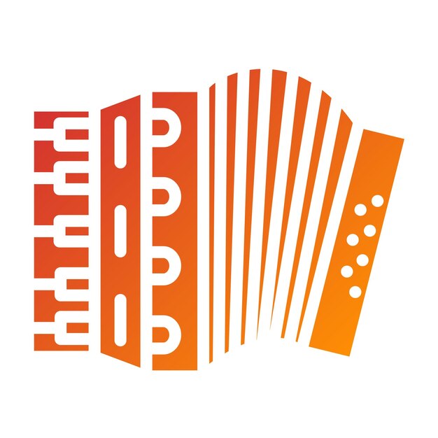 Vector vector design accordion icon style