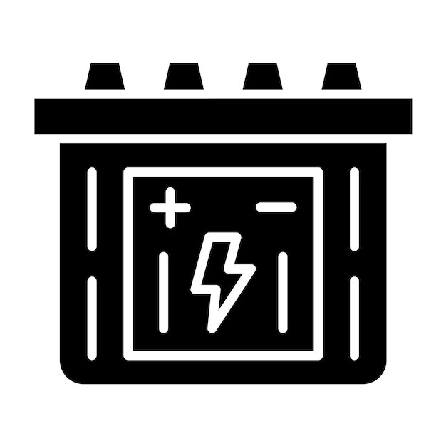 Vector Design Accumulator Icon Style