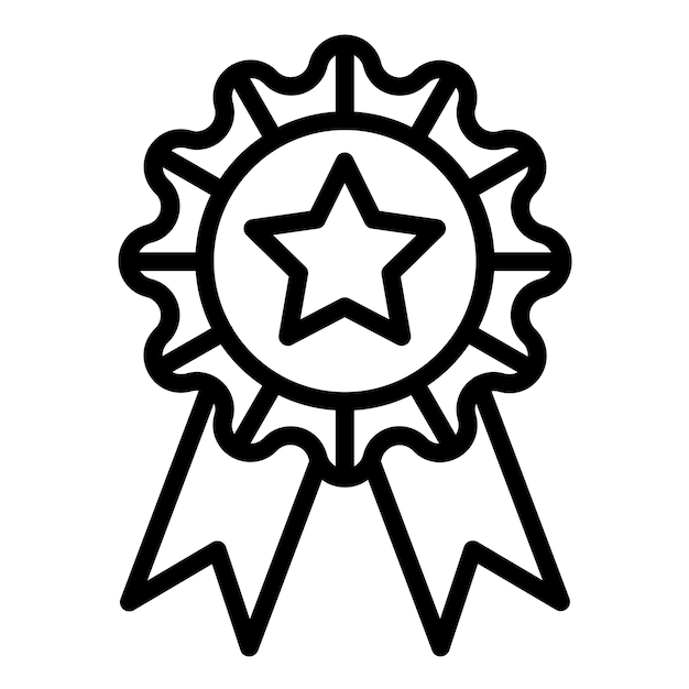 Vector Design Achievement Icon Style (Icon stijl voor vectorontwerp)