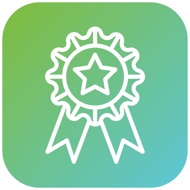 Vector Design Achievement Icon Style (Icon stijl voor vectorontwerp)