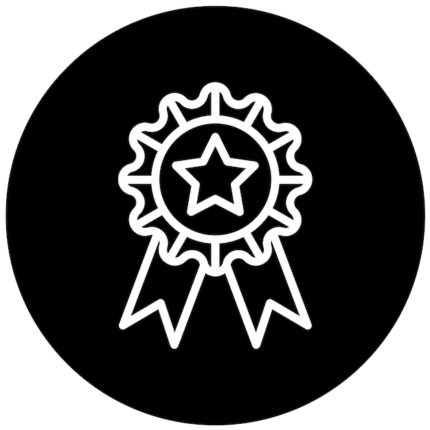 Vector Design Achievement Icon Style