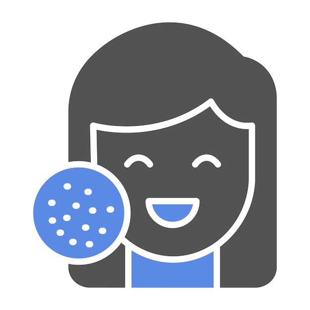 Vector vector design acne icon style