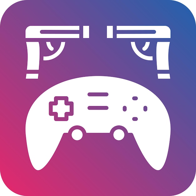 Vector Design Action Game Icon Stijl
