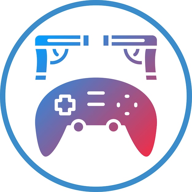 ベクトルデザイン アクションゲーム アイコンスタイル