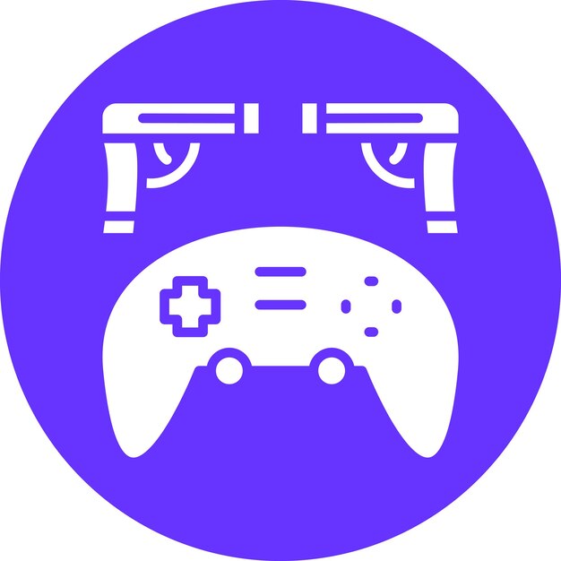 ベクトルデザイン アクションゲーム アイコンスタイル