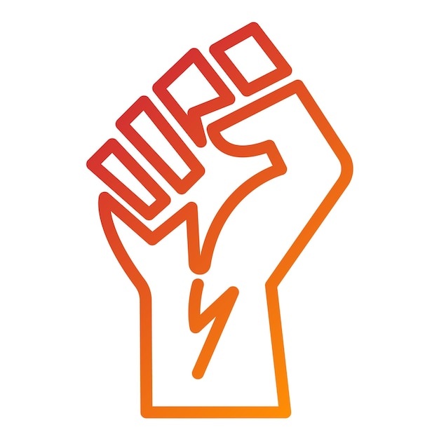 Vector vector design activism icon style