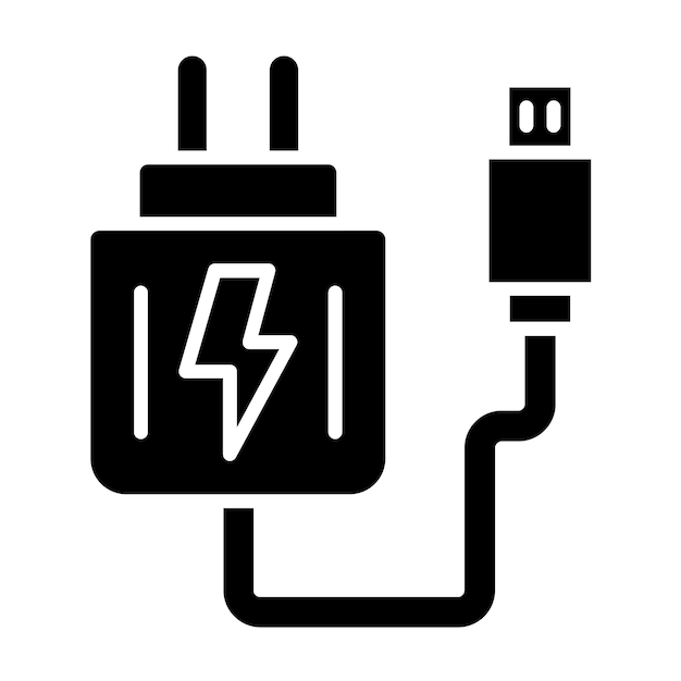 Vector Design Adapter Icon Style