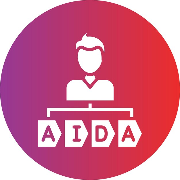 Vector Design Aida Icon Style