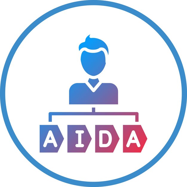 터 디자인 Aida 아이콘 스타일
