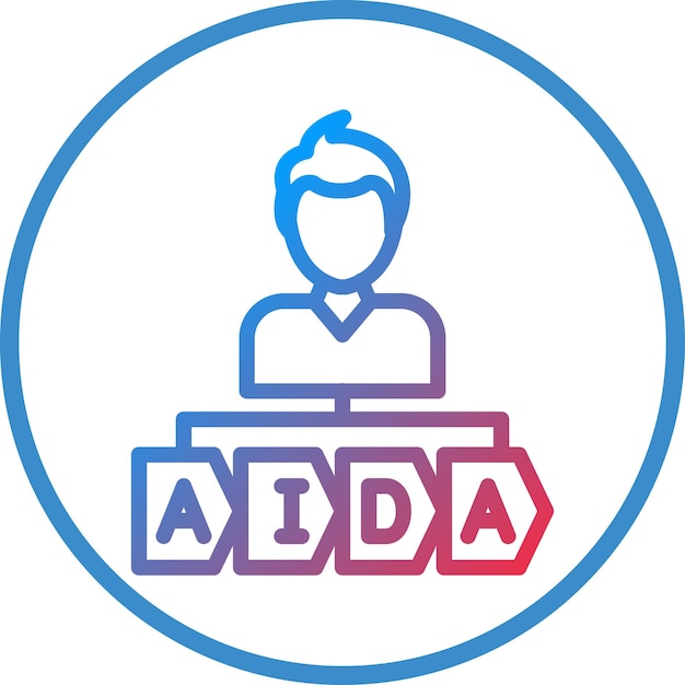 터 디자인 Aida 아이콘 스타일